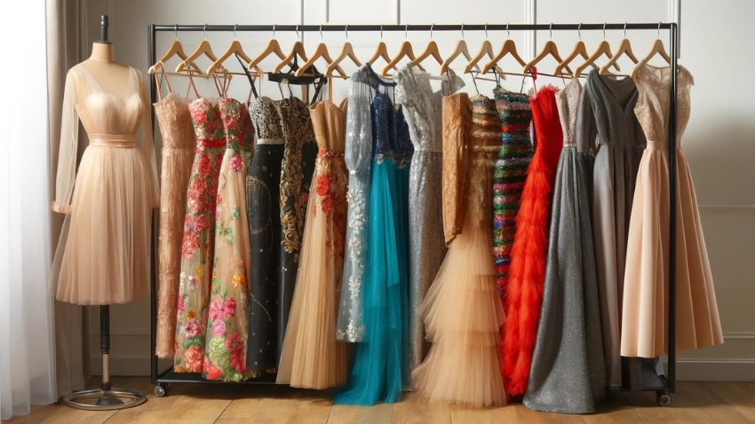 models wearing race style clothing