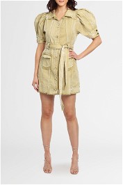 AJE - Bellora Denim Puff Sleeve Dress