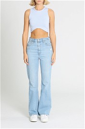 Aje Elm Braided Knit Tank Top Lilac