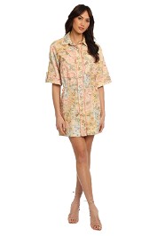 Alemais Patricia Shirt Dress short sleeve