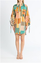 Alemais Sloane Shirt Multi Stripe