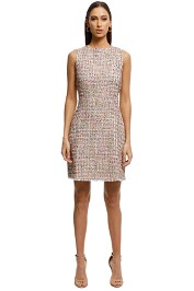 Alexia-Admor-Metallic-Tweed-Sheath-Pink-Front