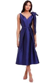 Anthea Crawford Regal Twill Bow Dress