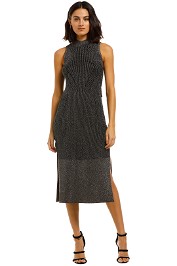 Camilla-and-Marc-Perry-Dress-Gunmetal-Front