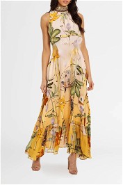 Camilla Original Sin High Neck Dress floral