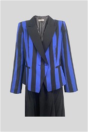 Carla Zampatti - Evening Striped Tailored Jacket