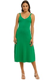 Country-Road-Rib-Slip-Knit-Dress-Vivid-Green-Front