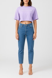 Dress hire brunch C&M Camilla and Marc Pierre Cropped Tee