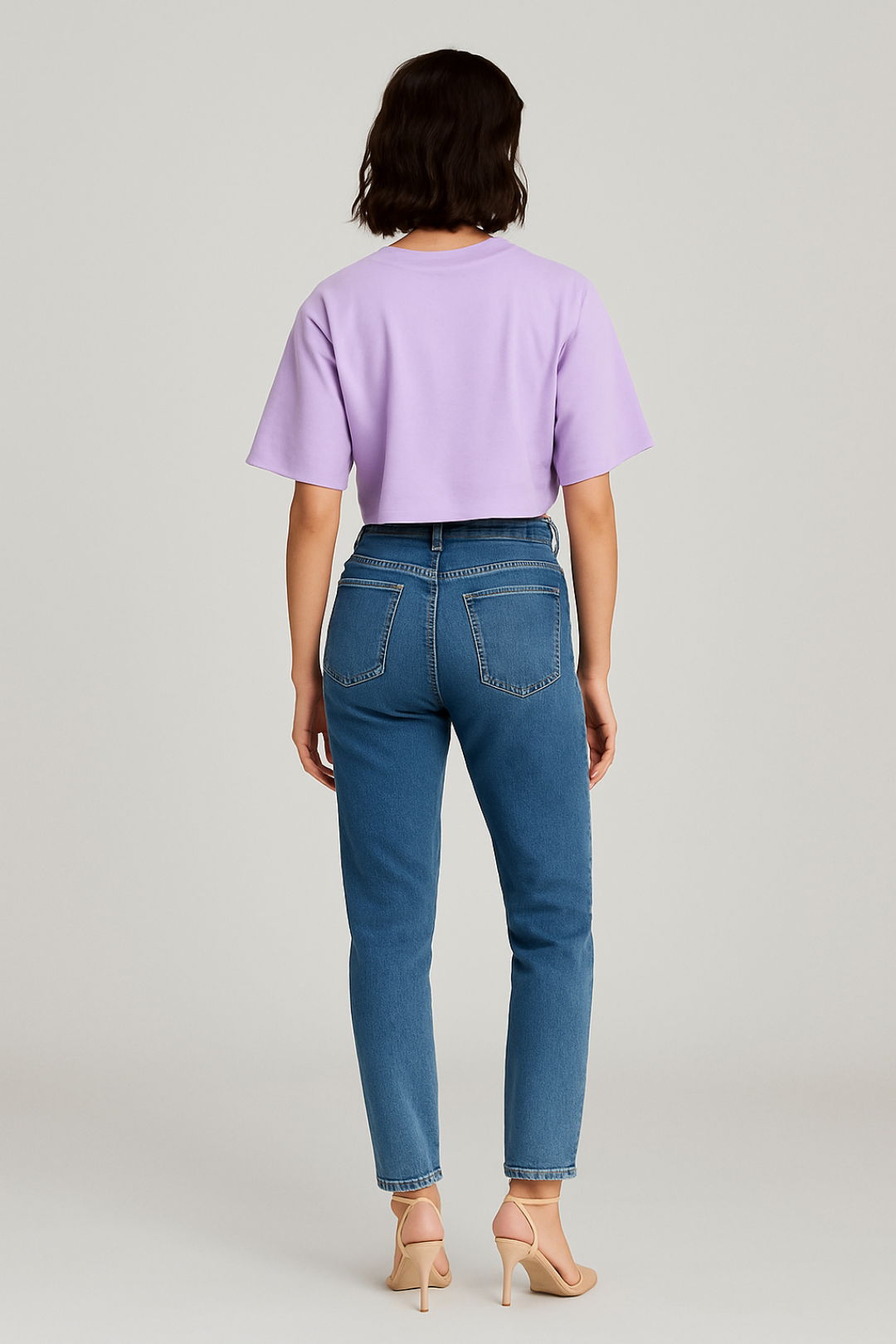 Dress hire brunch C&M Camilla and Marc Pierre Cropped Tee Lilac