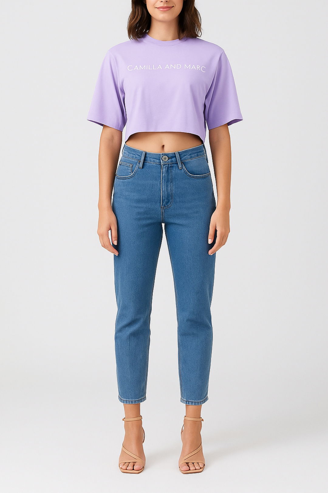Dress hire brunch C&M Camilla and Marc Pierre Cropped Tee