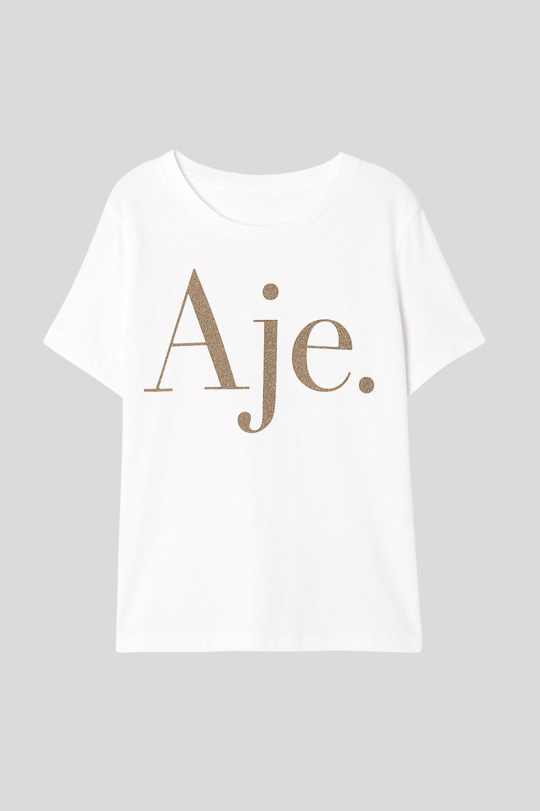 Dress Hire casual AJE Beaded Logo Tee in White