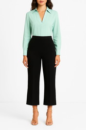 Dress Hire Casual CUE	Long Sleeve Shirt in Light Blue