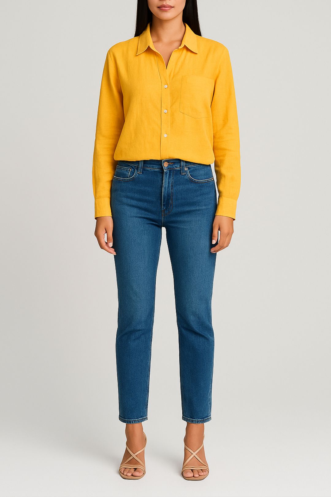 Dress Hire casual VENROY	Low Pocket Relaxed Fit Shirt Orange