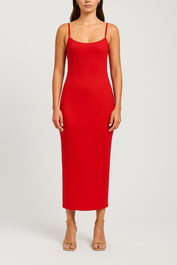 Dress Hire date night Kookai Valley Singlet Dress in Cherry Bodycon