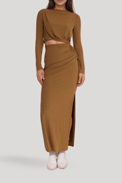 dress hire party Significant Other  - Marie Skirt Toffee