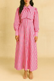 Dress Hire daytime event aston studion Elle Dress - Hibiscus  Red