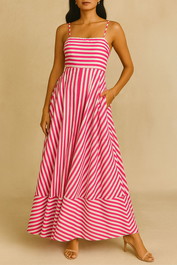 Dress Hire daytime event Aston Studio	Rue Dress - Hibiscus Pink