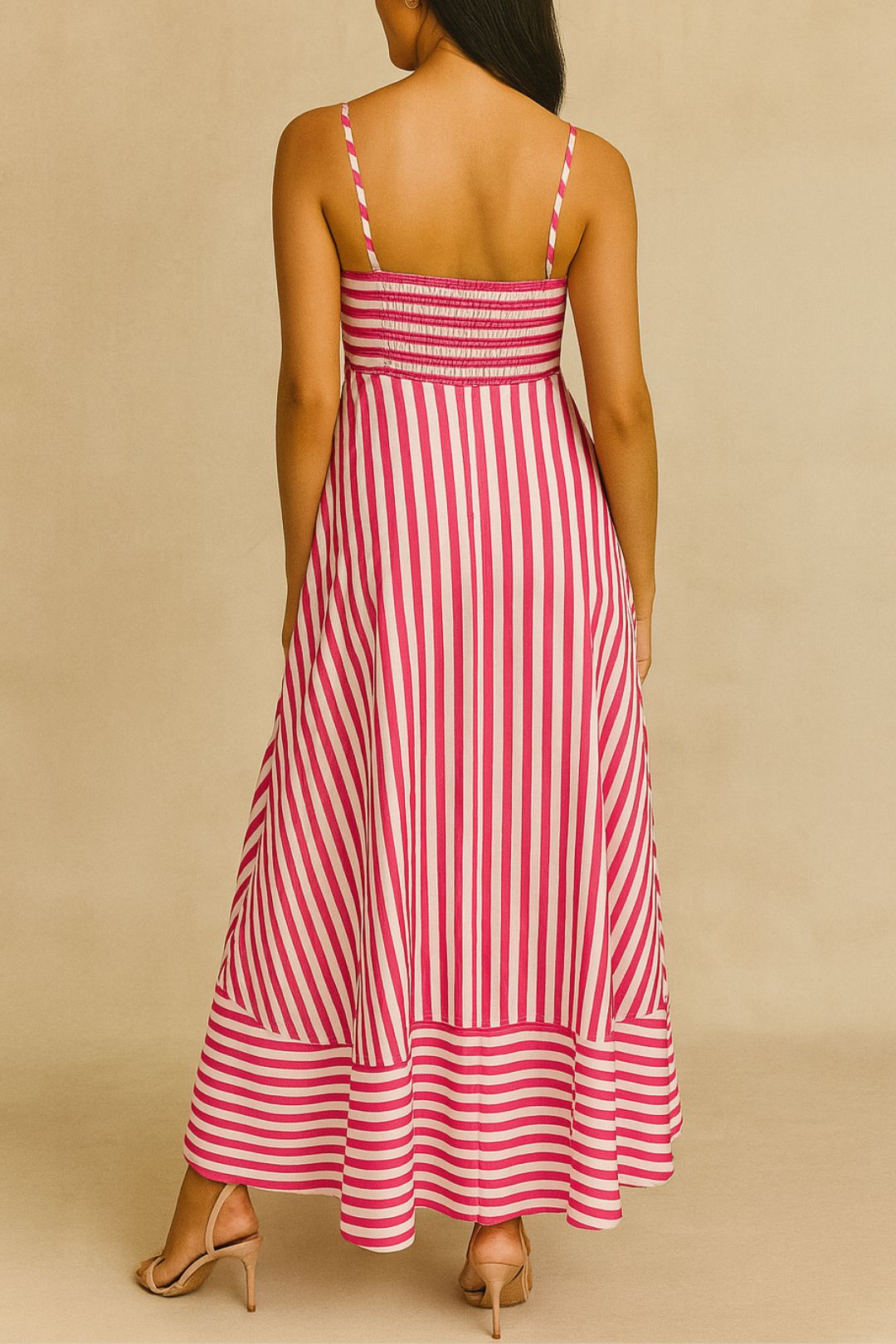 Dress Hire daytime event Aston Studio	Rue Dress - Hibiscus Pink