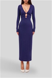 Dress Hire Date night Kookai - Sereya Maxi Dress - Navy Night LS