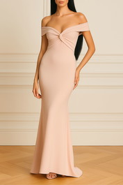 Dress Hire Formal Event Nookie  Dolly Gown in Blush Pink