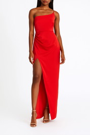 Dress Hire formal event Nookie  Grace One Shoulder Gown - Fire