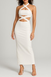 Dress Hire formal Rumer  Sorrento Maxi Dress Tie Neck