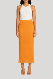 Dress Hire party camilla and marc orange nova skirt maxi