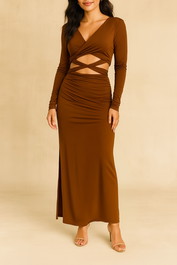 Dress hire party ROMY	Marigold Twist Dress