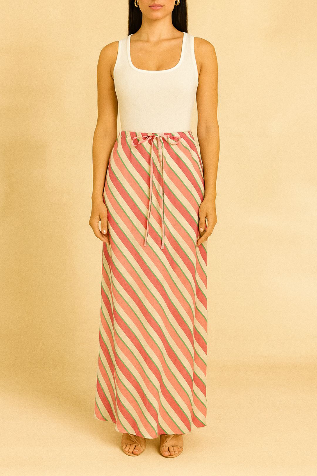 Dress Hire resort aston studio BEAH SKIRT IN ARISA STRIPE