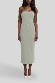 Dress Hire  Evening Bec and Bridge - Be Mine Strapless Midi Dress - Sage Strapless