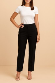 Dress Hire Work event Veronika maine Black Suit Slim Fit Pant