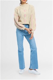 Esmae Zowie Sweater Ecru knit