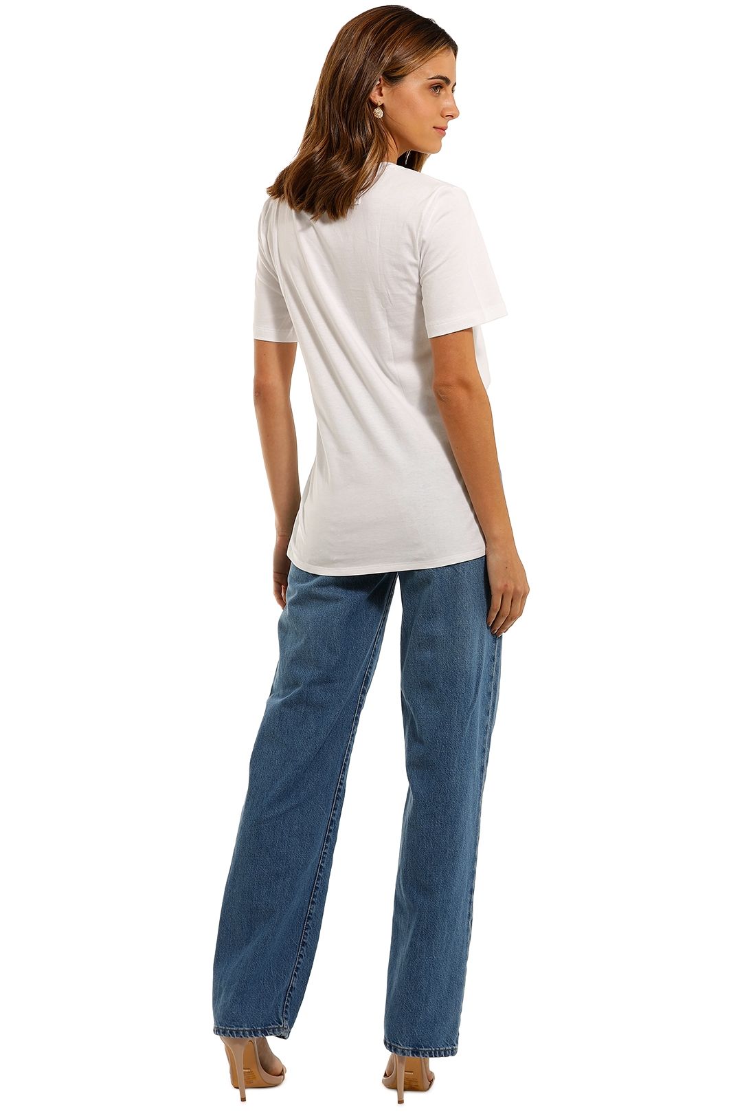 Ginger and Smart All The Love Logo Tee White Short Sleeve