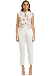 Grace-Willow-Laurie-Top-Red-Dahlia-Spot-Front