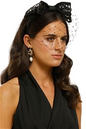 Heather-McDowall-Kate-Leather-Bow-with-Vintage-Veiling-Black-Product-One