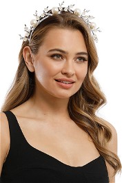 Heather McDowall - Layla Crown - Silver Pearl - Product