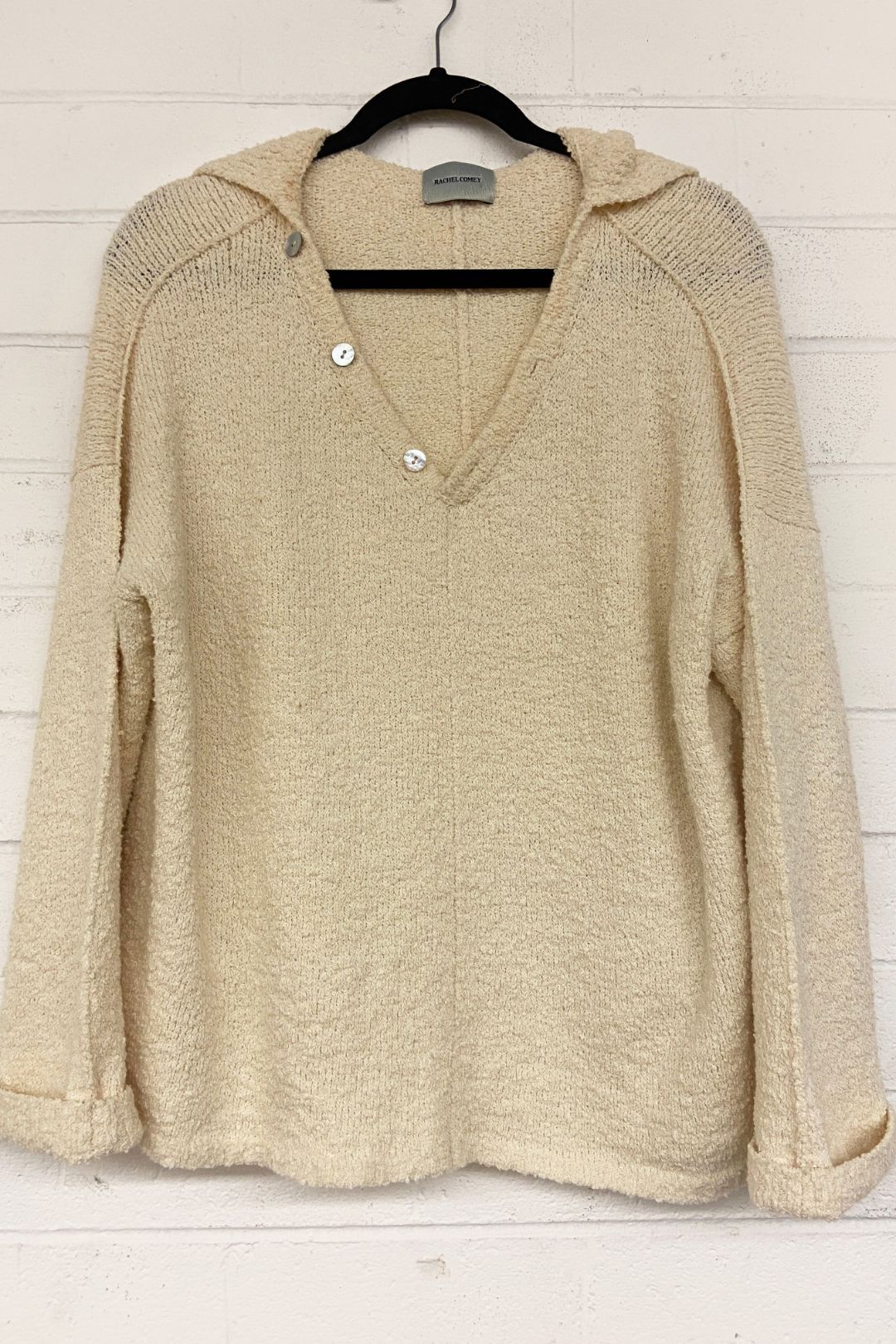 Rachel Comey Cotton Knit Top in Cream