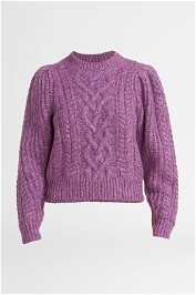 Isabel Marant Raith Hairy Irish Knit Violet