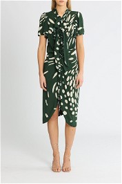 Kitx Georgette Dress Green