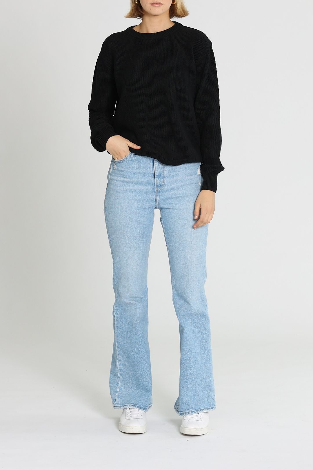 Kowtow Escape Crew Knit Jumper Black