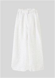 Lee Mathews Amos Relaxed Linen Pant in Natural