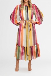  LEO LIN Fortune Stripe Dress