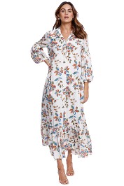 Misa LA Adriana Dress White Print