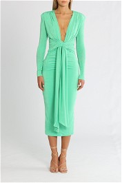 Misha Francis Dress Vivid Jade Midi