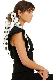 Morgan-and-Taylor-Gretchen-Scrunchie-With-Long-Tails-White-Spot-Product-One