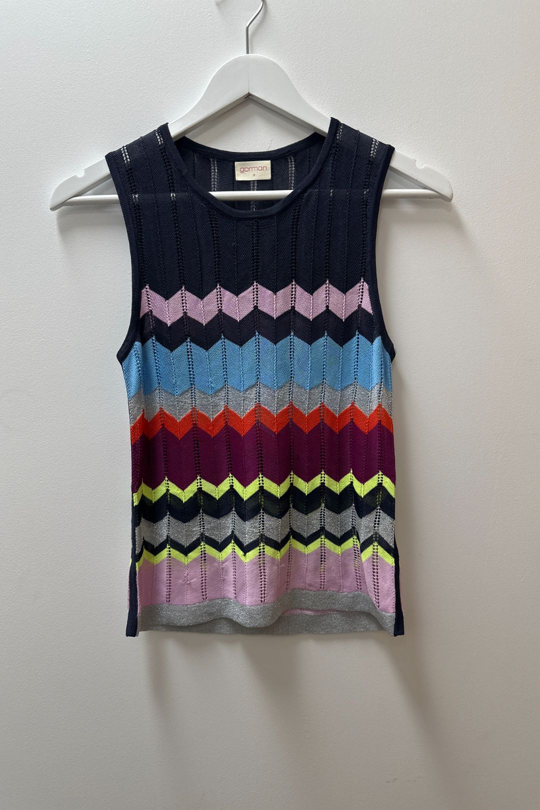 Gorman Multicoloured Stripe Sleeveless Top