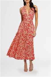Nicholas Haisley Dress Abstract Leopard