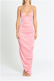 Paris Georgia Fred Dress Dusty Pink Maxi