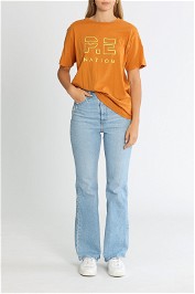 PE NATION Heads Up Short Sleeve T Golden Oak