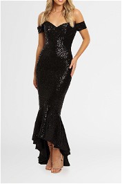 Portia and Scarlett Diamond Gown Black